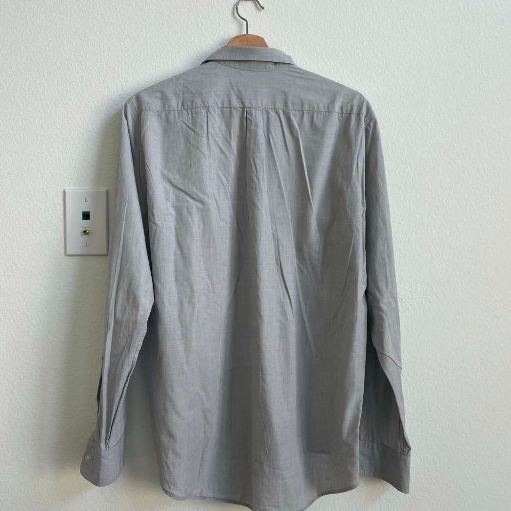 Steven Alan Men's Button Down, Gray, Medium